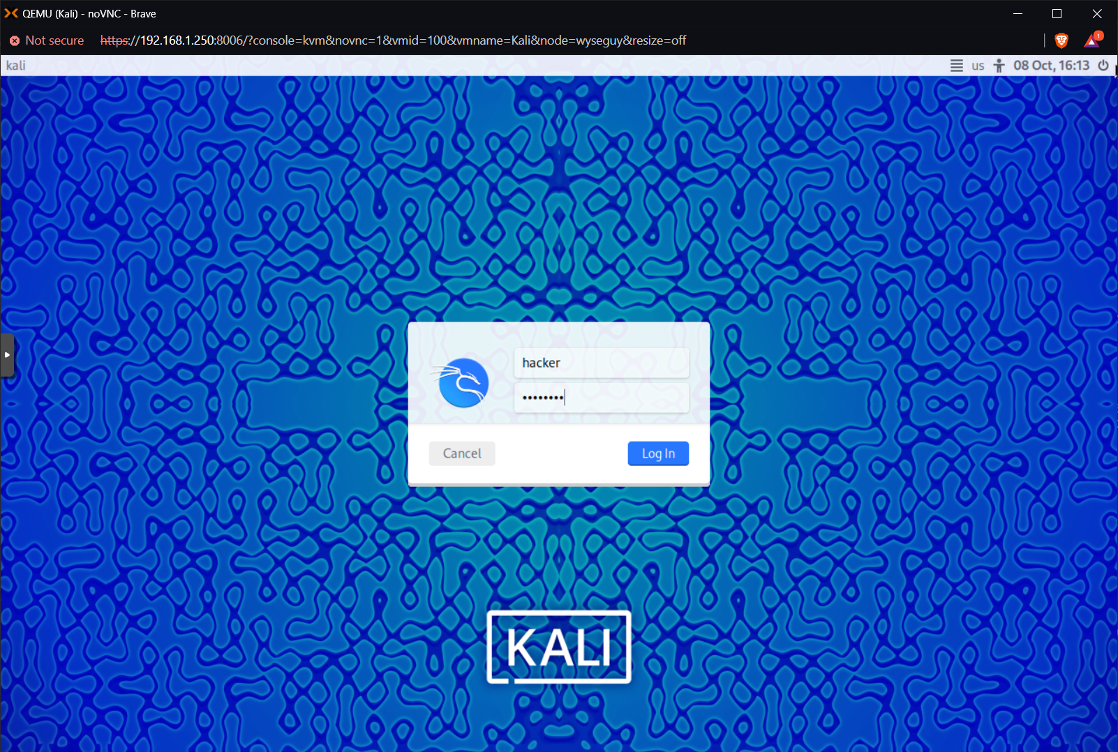 KaliLogin