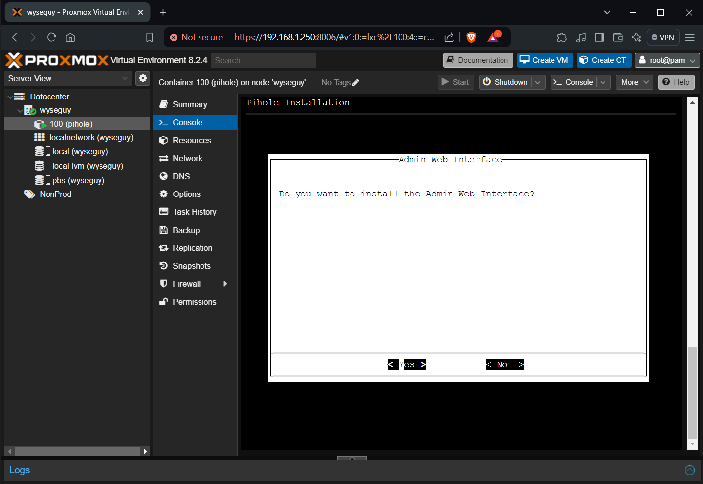 pi-webmin